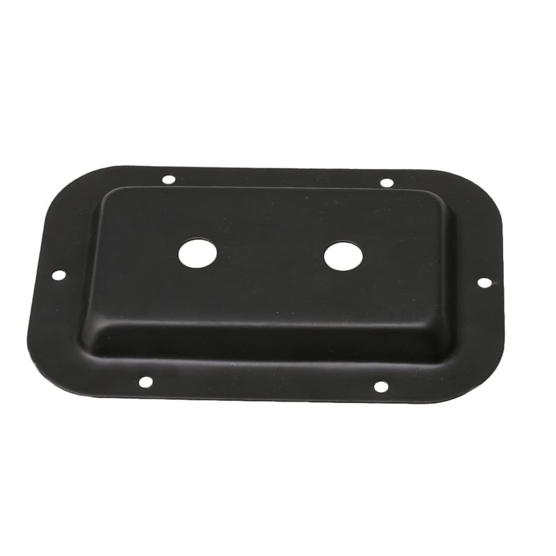 logyues 1/4" Steel Headphone Jack Plate Socket Clip for Speaker Cabinets Black - Image 1